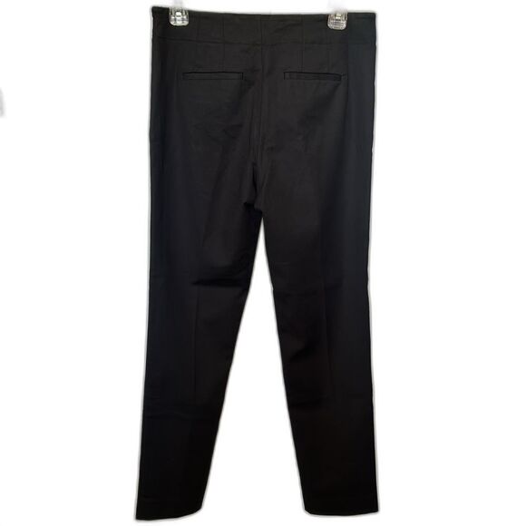 VINCE CAMUTO Women’s Black Pant Size 4 Side Zip Double Weave Ankle Pant - Picture 5 of 12
